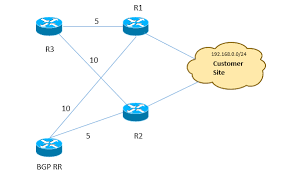 BGP Route Reflector and Sub Optimal Routing Problem